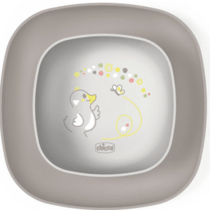 Ciotola e piatto piano 12m grigio – CHICCO - immagine 1