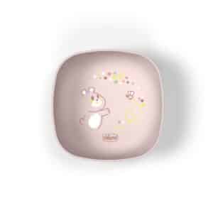 Ciotola con coperchio 6m+ rosa - CHICCO - immagine 1