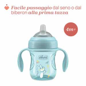 Tazza Transition Cup 4m+ Azzurro - CHICCO - immagine 4