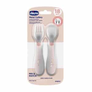 Posate inox  rosa 18m+ - CHICCO - immagine 2