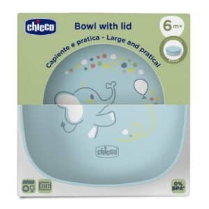 Ciotola con coperchio 6m+ azzurro - CHICCO - immagine 7