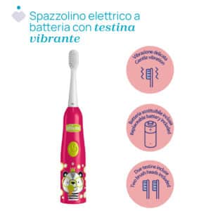 Spazzolino elettrico panda Rosa - CHICCO - immagine 2