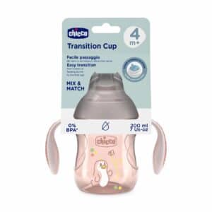 Tazza Transition Cup 4m+ Rosa - CHICCO - immagine 2