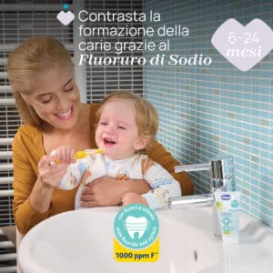 Dentifricio Mela Banana 6m+ - CHICCO - immagine 2