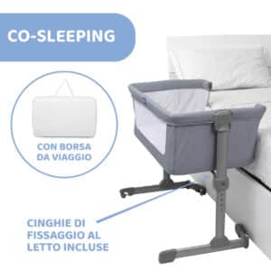 Culla Co-Sleeping Next2Me Essential - Stone Re_Lux - CHICCO - immagine 2