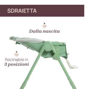 Seggiolone Pappa Polly Essential - Kiwi - CHICCO - immagine 2