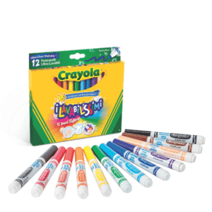12 Pennarelli Lavabilissimi punta maxi - CRAYOLA - immagine 1