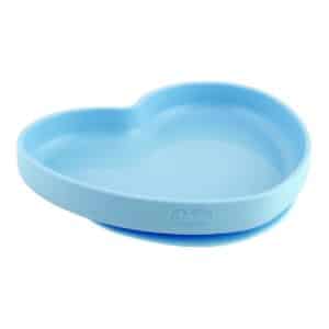 Piatto cuore silicone Azzurro 9m - CHICCO - immagine 1