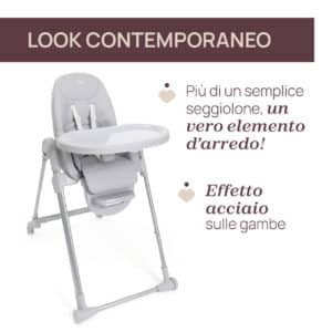 Seggiolone Polly Armonia - Steel - CHICCO - immagine 2