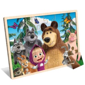 Masha Wooden Puzzle 24 In Display 6 - LISCIANI - immagine 2