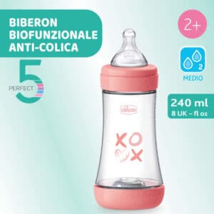 Biberon Perfect5 240ml - Rosa - CHICCO - immagine 2