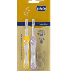 Spazzolino 6m  DOPPIO Lilla-giallo - CHICCO - immagine 1