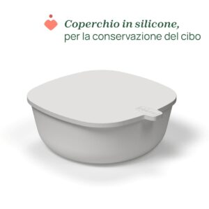 Ciotola con coperchio 6m+ rosa - CHICCO - immagine 2