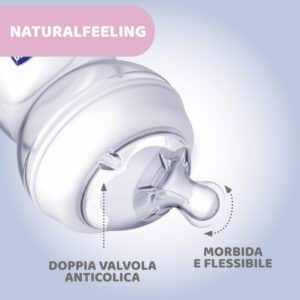 Biberon NaturalFeeling 0m+150ml - Rosa - CHICCO - immagine 6