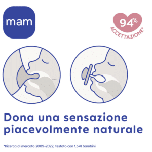 Succhietti Air 16+m Bio-circolare conf. doppia - Boy - Silicone- MAM - immagine 3