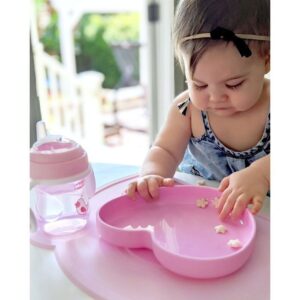 Piatto cuore silicone Rosa 9m - CHICCO - immagine 3
