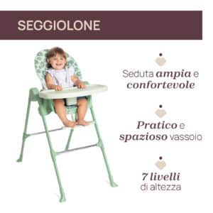Seggiolone Pappa Polly Essential - Kiwi - CHICCO - immagine 3