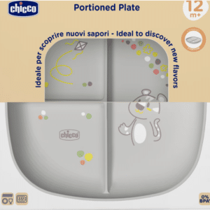 Piatto porzionato 18+ grigio - CHICCO - immagine 3