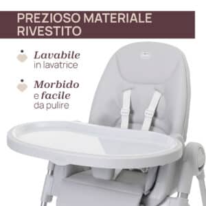 Seggiolone Polly Armonia - Steel - CHICCO - immagine 3