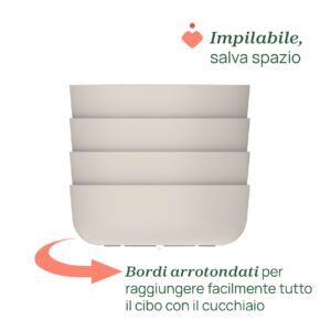 Ciotola con coperchio 6m+ rosa - CHICCO - immagine 5