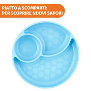 Piatto porzionato silicone Rosa 12m+ - CHICCO - immagine 5