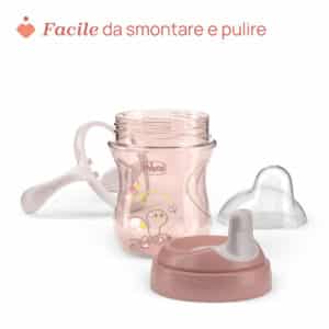 Tazza Transition Cup 4m+ Rosa - CHICCO - immagine 4
