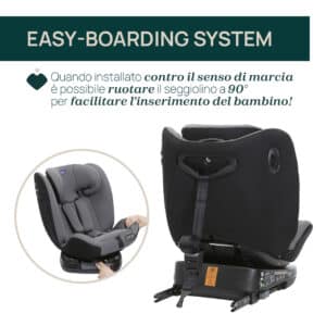 Seggiolino Auto Unico Evo I-Size (40-150 CM) - Grey Black - CHICCO - immagine 4