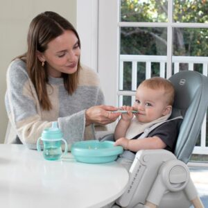 Cucchiaino angolato 8m  azzurro - CHICCO - immagine 4