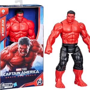 Capitan America Titan Hero Hulk Rosso Marvel - HASBRO - immagine 4