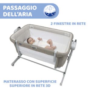 Culla Co-Sleeping Next2Me Magic Evo - Desert Taupe - CHICCO - immagine 4
