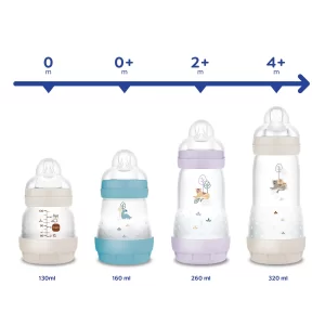 Biberon Easy Start  2+  Bio-circolare 260ml - Neutro - MAM - immagine 4