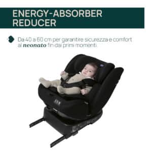 Seggiolino Auto Unico Evo I-Size (40-150 CM) - Grey Black - CHICCO - immagine 5