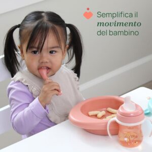 Cucchiaino angolato 8m  rosa - CHICCO - immagine 2