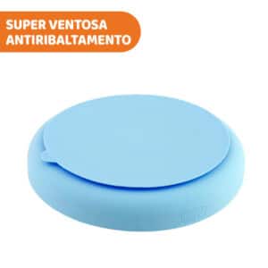Piatto porzionato silicone Azzurro 12m+ - CHICCO - immagine 4