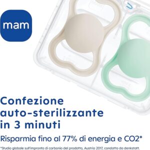 Succhietti Air 16+m Bio-circolare conf. doppia - Neutro - Caucciù- MAM - immagine 2