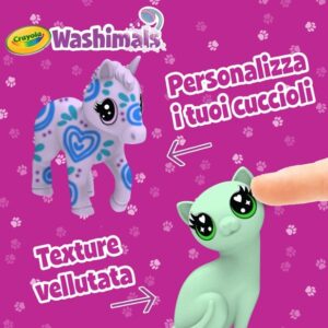 Washimals pets - set ricarica pastello 3 cuccioli - CRAYOLA - immagine 5