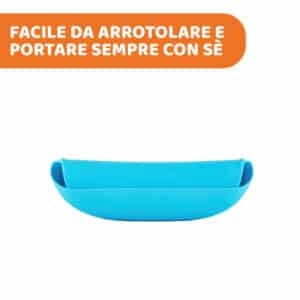 Bavaglino silicone 6+ Azzurro - CHICCO - immagine 4