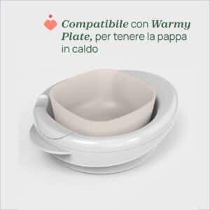 Ciotola con coperchio 6m+ rosa - CHICCO - immagine 4
