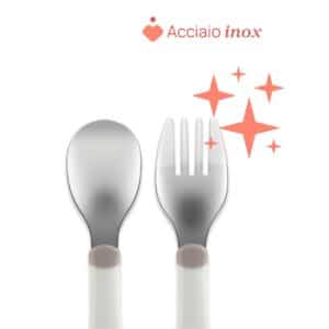 Posate inox  rosa 18m+ - CHICCO - immagine 5
