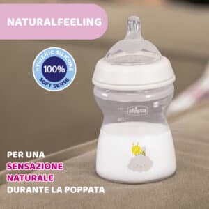 Biberon NaturalFeeling 2m+ 250ml - Rosa - CHICCO - immagine 3