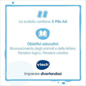 Libro illustrato bilingue - 100 animali - VTECH - immagine 6