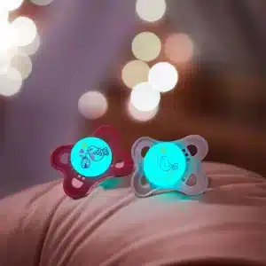 Succhietti Original Night  Bio-circolare 2-6m Conf. Doppia - Caucciù - Girl - MAM - immagine 3
