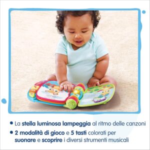 Il mio primo libro interattivo -Le mie tenere canzoncine - VTECH - immagine 4