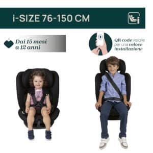 Seggiolino Auto Mokita I-Size (76-150 cm) - Black - CHICCO - immagine 2