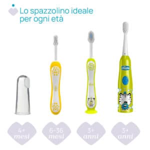 Spazzolino elettrico tigre giallo - CHICCO - immagine 3