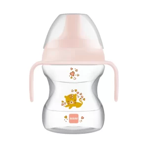 Tazza Learn to Drink Cup 190ml con Cappuccio Extra Soft e Manici - Girl - MAM - immagine 1