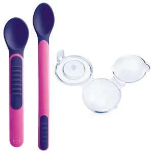 Set Cucchiai termosensibili con coperchio - Girl - MAM - immagine 1
