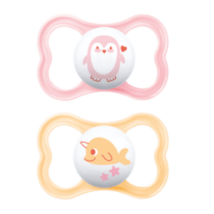 Succhietti Air 16+m Bio-circolare conf. doppia - Girl - Silicone- MAM - immagine 1