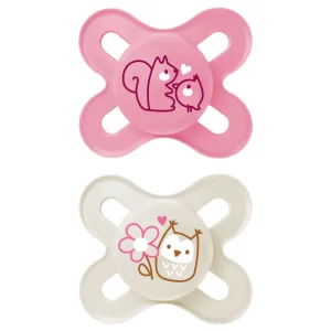 Succhietti Original Start Nano Bio-circolare 0-2 m Conf. Doppia - Silicone - Girl - MAM - immagine 1