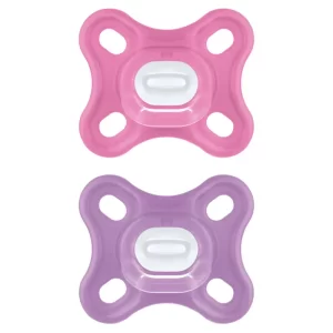 Succhietti Comfort 0-3 Conf. doppia - Silicone - Girl - MAM - immagine 1